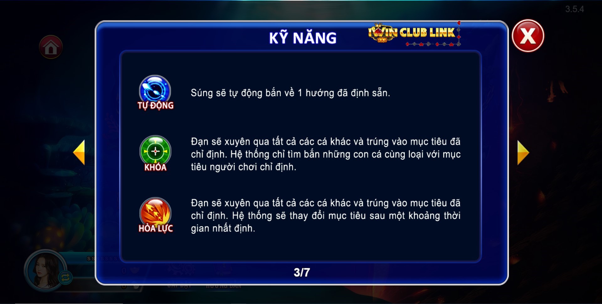 kỹ năng trong game bắn cá bá chủ đại dương iwin club